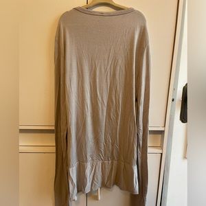 Silky and Soft Grey long sleeve